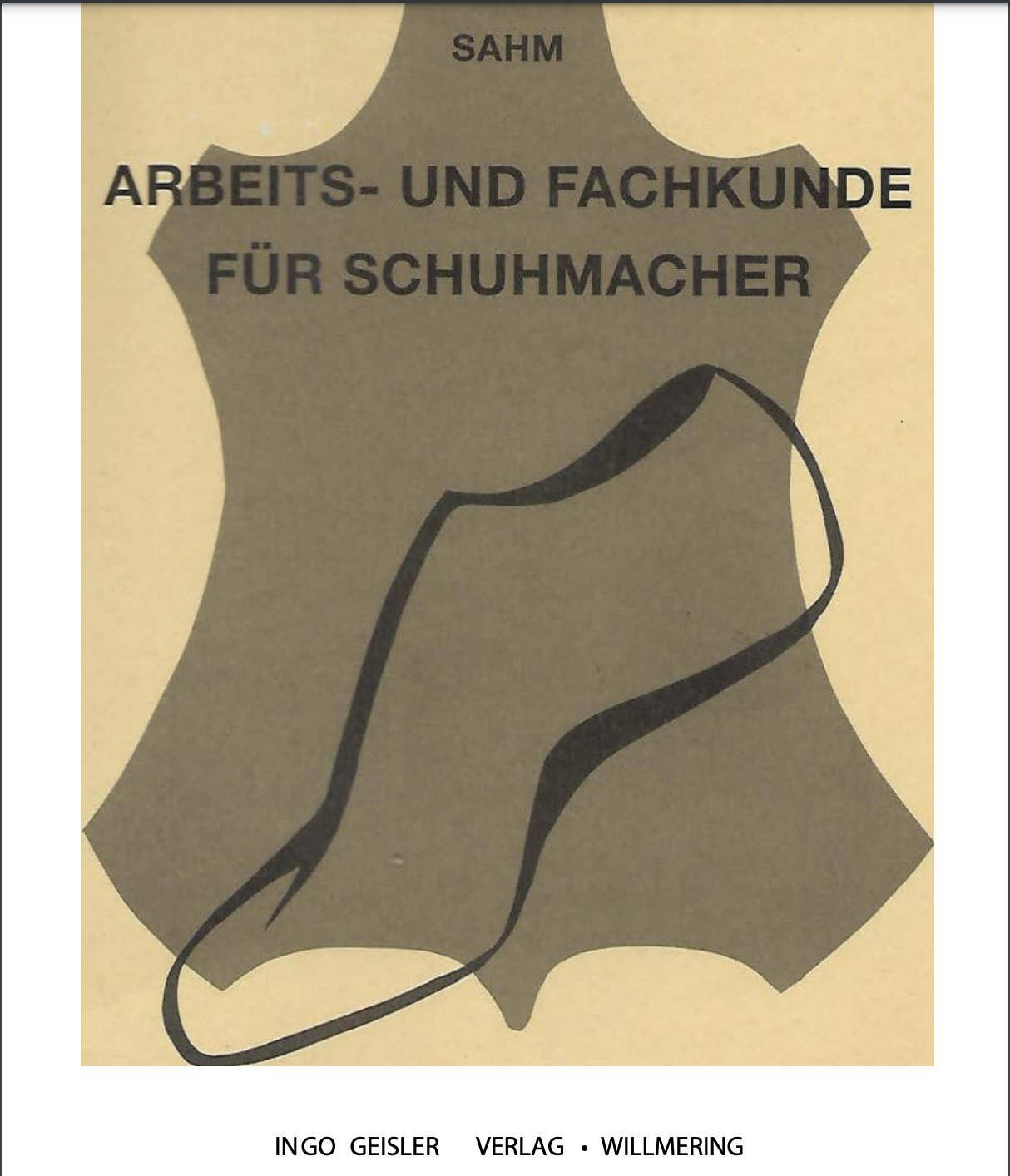 PDF Max Sahm - Arbeits- und Fachkunde für Schuhmacher